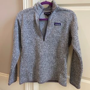 Grey Patagonia Quarter Zip